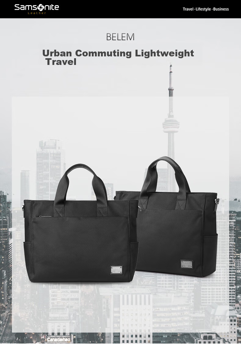 Xinxiuli Men's Briefcase, 14-Inch Laptop Nylon Handbag, Business Travel Bag, Birthday Gift, TN6 2