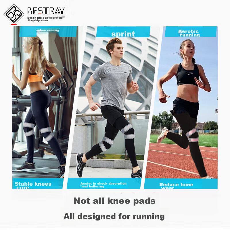 Bestray Patellar Strap Knee Brace, Professional Grade, for Men And Women, Sports Knee Support, Badminton Running Ice Knee Strap, Joint Protection Band