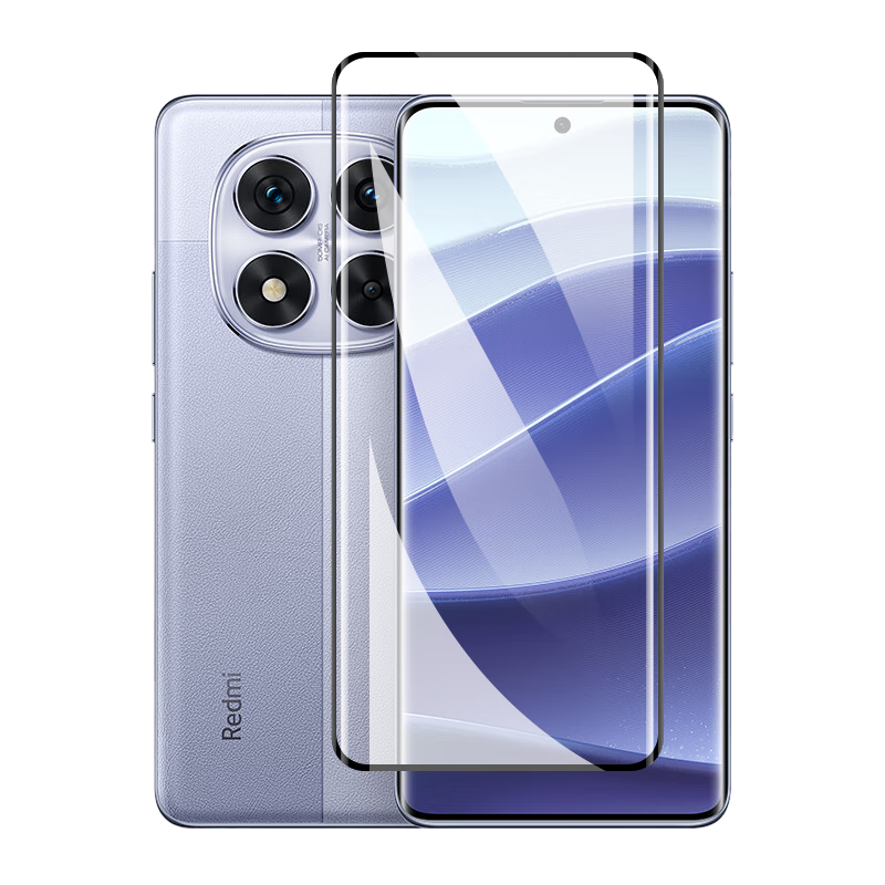 ESCASE Tempered Glass Screen Protector for Redmi Note 14 Pro+, High Definition Anti-Drop High Transparency Fingerprint-Resistant Phone Film, No White Edge