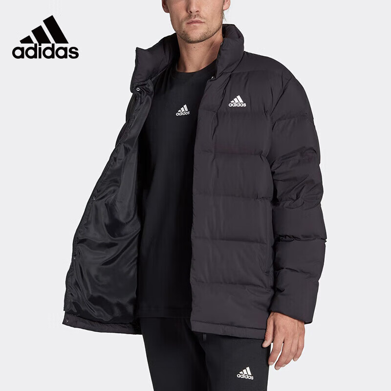 Adidas Men's Outdoor Series HELIONIC MID J Sports down Jacket, HG8700, A/S Size