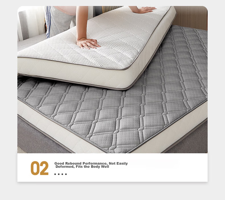 Nanjiren Thai Latex Mattress, 0.9 Meter Single Bed for Student Dormitory Bunk Beds, Tatami Mat, 90*200cm 17