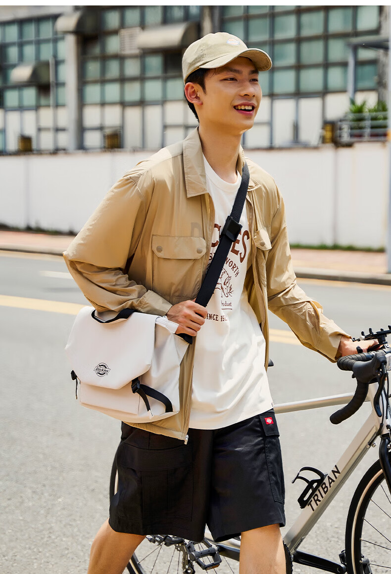 Dickies Shoulder Bag for Men And Women, Lightweight Messenger Bag, Casual Multifunctional Crossbody Bag, DK Cycling Satchel with Large Capacity 5