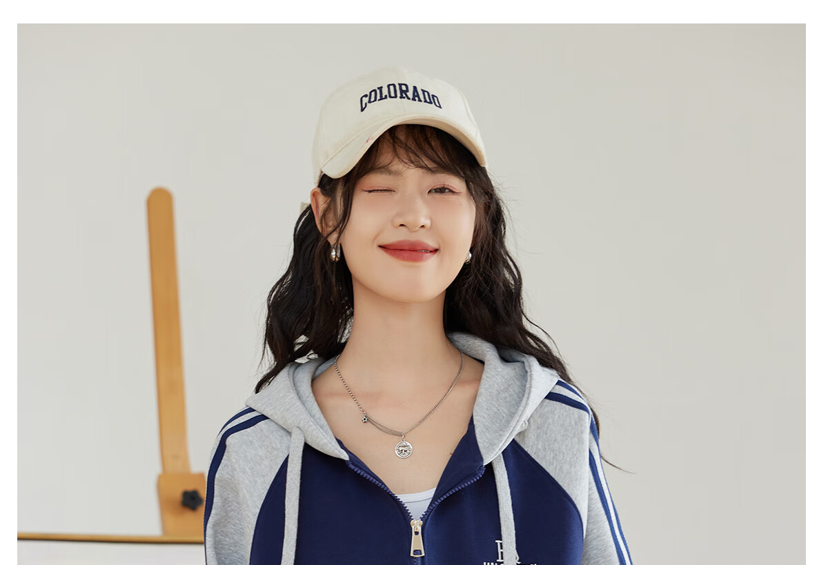 Halo Queen Hoodie Jacket for Women, Color Block Korean Style Casual Coat, Loose Comfortable Cardigan Top, New Product H143W1012 16