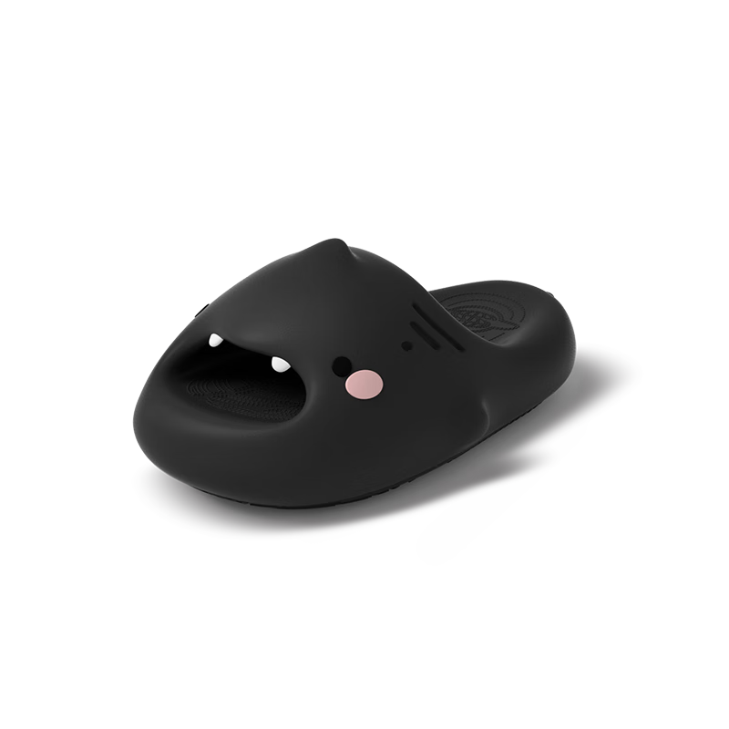 Chikoku New Cute Shark Slippers for Women, Summer Home Wear, Adorable Thick-Soled Non-Slip Couple Shark Sandals for Men Summer