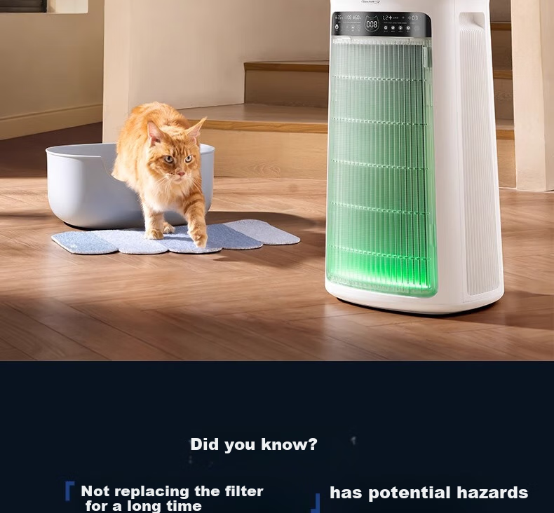 SOLEUSAIR Umi Pet Air Purifier Pre-Filter RFC02-C1 for Cat And Dog Hair, Bacteria Removal, Allergen Elimination, Gift 3