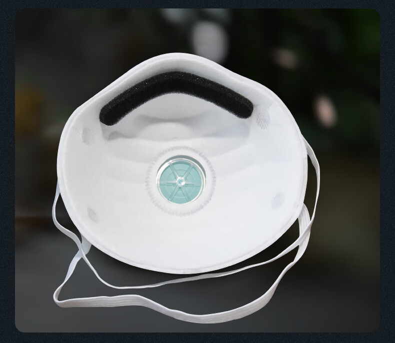 ZHONGTI BY-POWER KN95 Respirator Mask with Breathing Valve, 10 pcs/Box, Head-Worn, C02 Odor-Resistant Organic Gas Dust Mask for Industrial Dust, Smog, and Droplets 3
