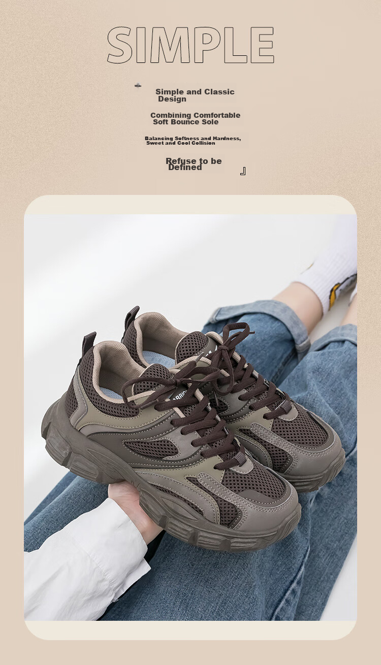 Warrior Comfortable Running Mechanical Style Dad Casual Shoes for Women KGH2338 Black Size 39 2