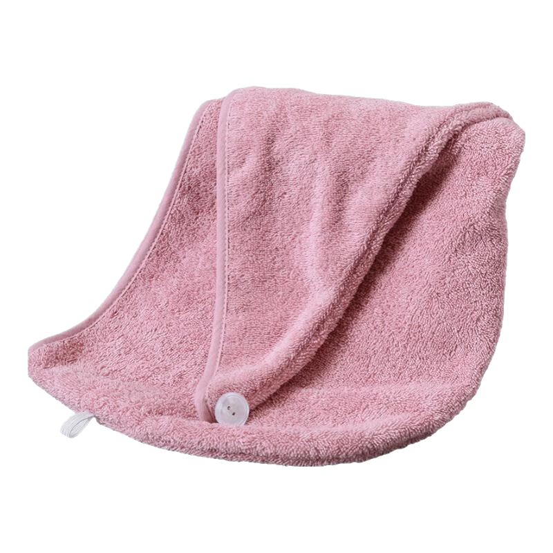 KING SHORE Cotton Hair Drying Cap, 100% Absorbent Quick-Dry Towel for Hair, Head Wrap, Shower Cap, Hair Towel