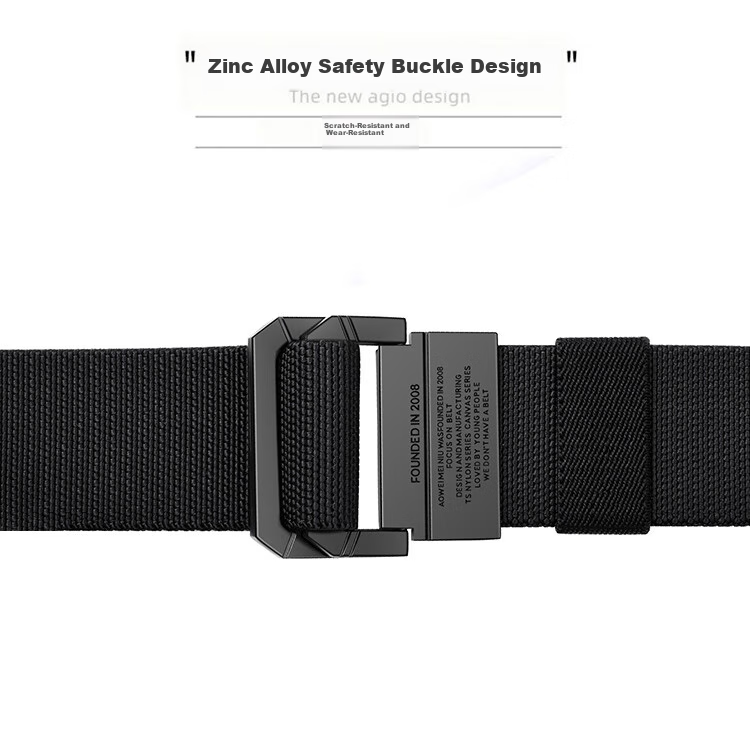 HALFEEL Canvas Belt, Men's Leather Belt, Trendy Denim Belt, Versatile for Women, Students, Military Training, Outdoor Activities, Father's Day Gift 8