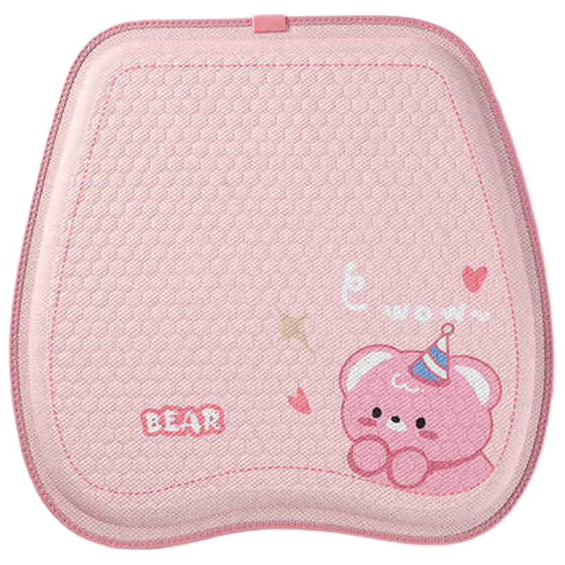 Dijialun Gel Seat Cushion, All-Season Office Honeycomb Silicone Chair Pad, Cute Cartoon Design for Women, Breathable Car Seat Cushio