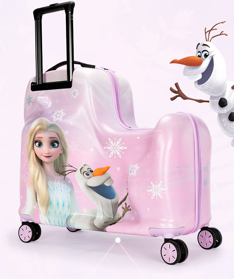 Mesuca Disney Mickey Mouse Children's Suitcase, Rideable, for Boys And Girls, Lazy Parent Stroller, Baby Trolley Case, 20 Inches 5