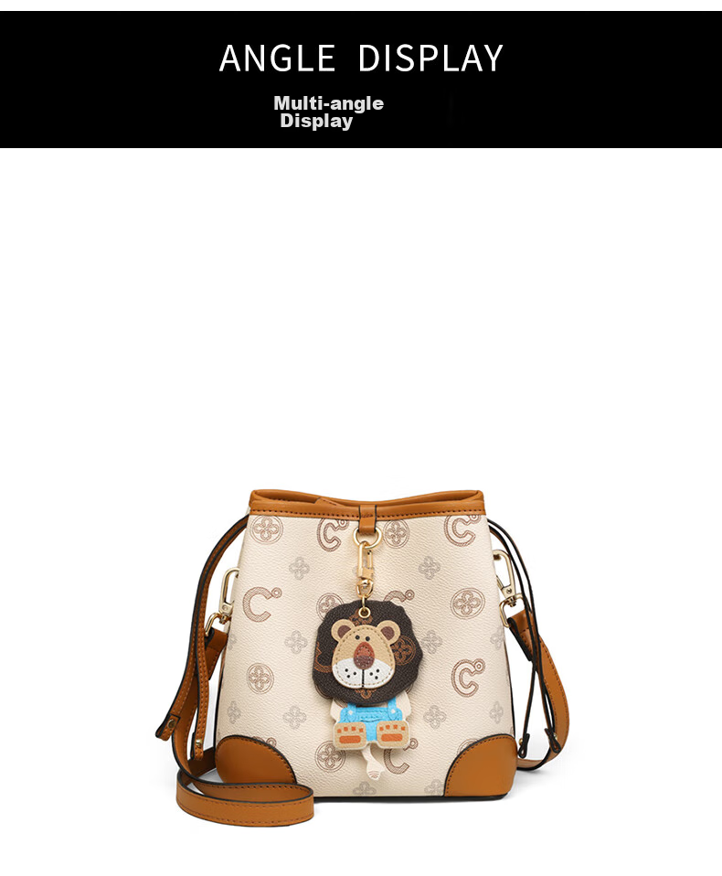 C.BANNER Women's Handbag, Bucket Bag, Crossbody Bag, Luxury Shoulder Bag, High-End Commuter Brand, Birthday Gift for Girlfriend on May 20 9
