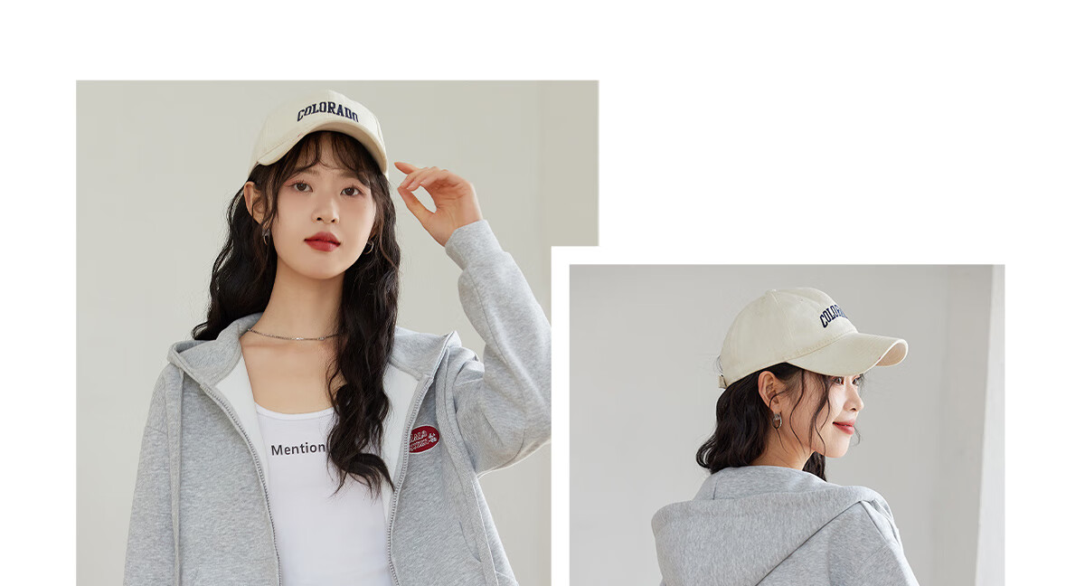 Halo Queen Hoodie Jacket for Women, Spring And Autumn, with Hood And Zipper Pockets, Loose-Fitting Fashion Casual Outerwear, New Product H143W1010 6