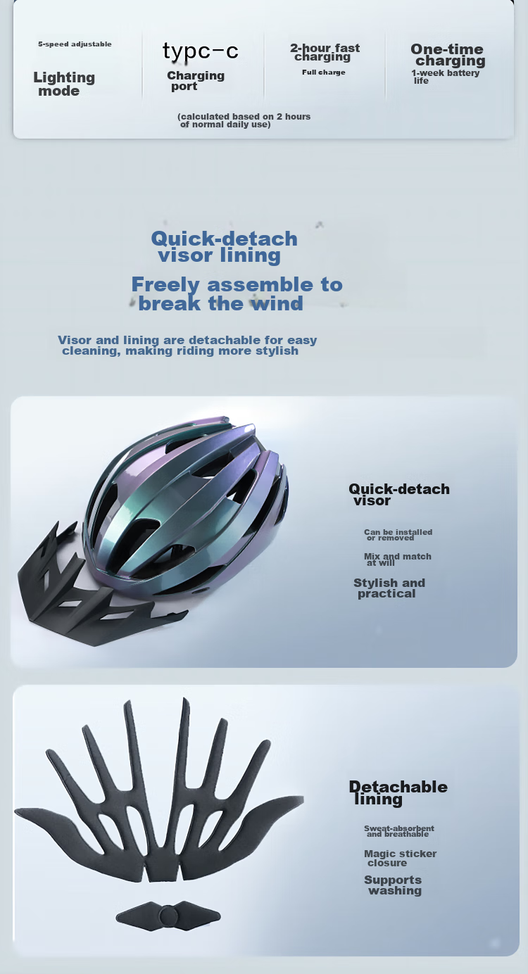 JD Original Ultra-Light Pneumatic Cycling Helmet, Road And Mountain Bike Helmet, National Standard Certified Bicycle Helmet, ZX05 Metal And Titanium 10