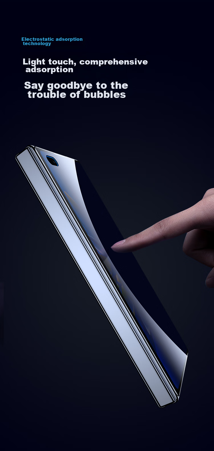 BIAZE Privacy Screen Protector for Huawei Mate X2, Matex2 Collector's Edition Phone Film, Foldable Screen 5G Protective Film, Full Coverage 28° Anti-Peeping HD Anti-Fingerprint JM138 13