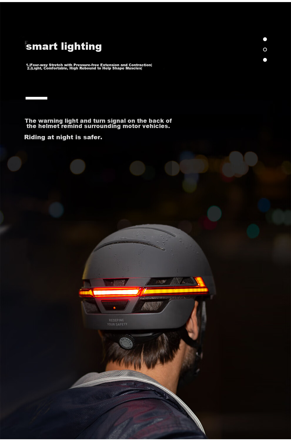 LIVALL Cycling Helmet, Road Bike Helmet for Men And Women, Smart with Lights, Bluetooth Voice Control, Urban Commuter BH51 Black 3