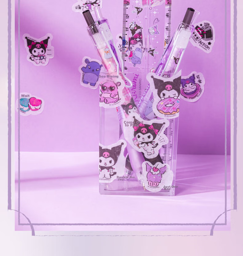 Shaonianban Stationery Gift Set, Kuromi Official Version Birthday Present, Essential Exam Supplies for Primary School Students in Grades 1-2, Learning Materials, Children's Party Favors, National Day Gifts 5