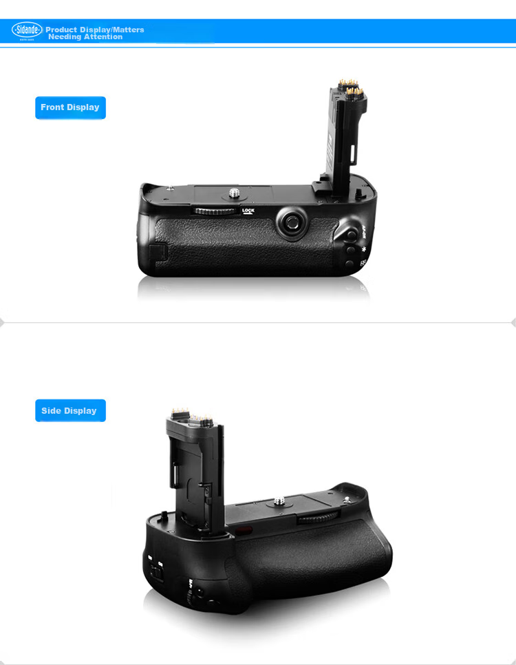 Sidande 5D Mark IV Canon 5D4 Camera Vertical Shooting Grip Battery Compartment DSLR Grip 18
