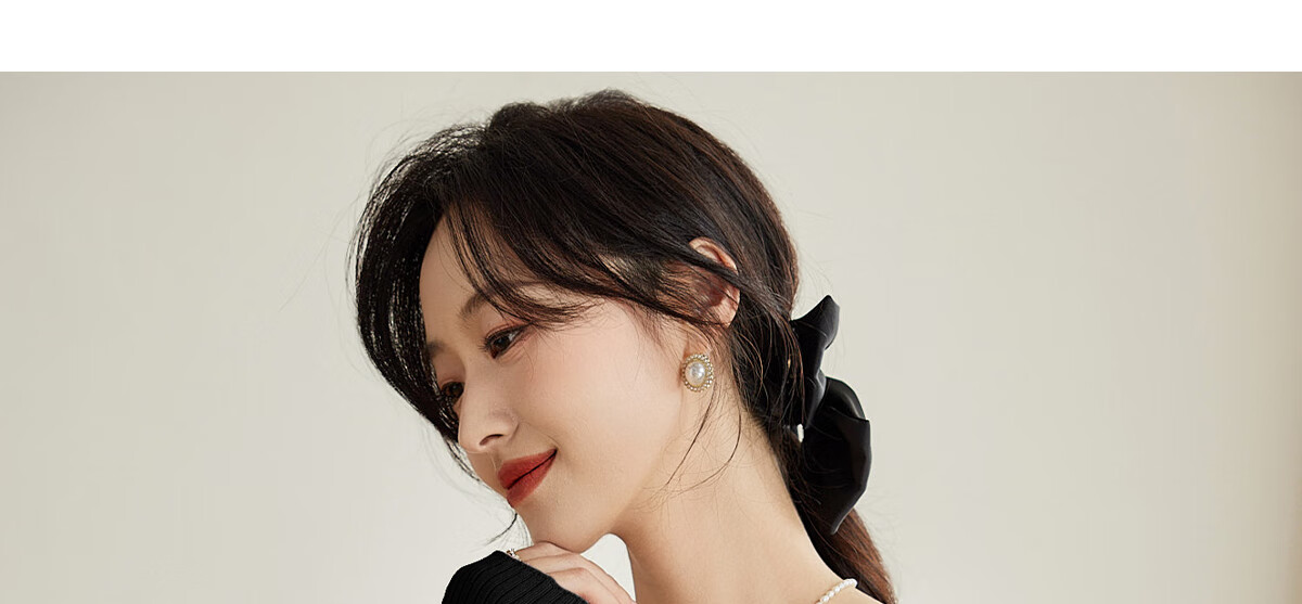 PinCai Women's Knit Sweater, Early Autumn Round Neck Bow Embroidery Knit Top, Slim-Fit Base Layer Sweater P143Z3009 47