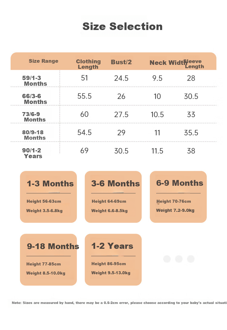 Wismorni Baby Romper, Spring And Autumn Infant Clothing, Long-Sleeve Onesie Bodysuit for Outdoor Wear, Cute 9