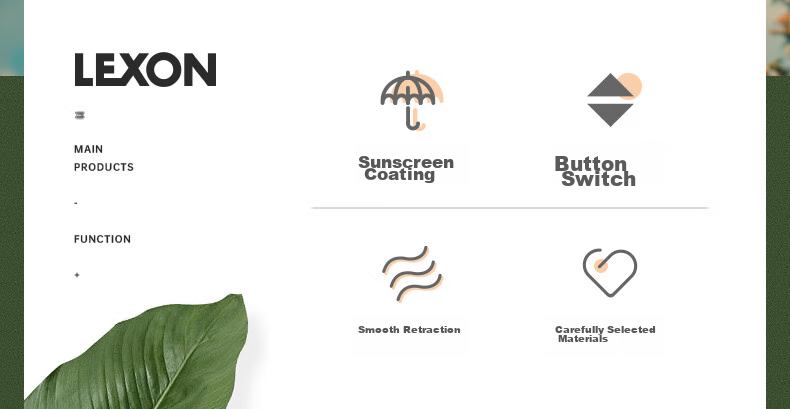 LEXON Automatic Umbrella for Men And Women, Foldable Sun And Rain Umbrella, Customizable Parasol 2