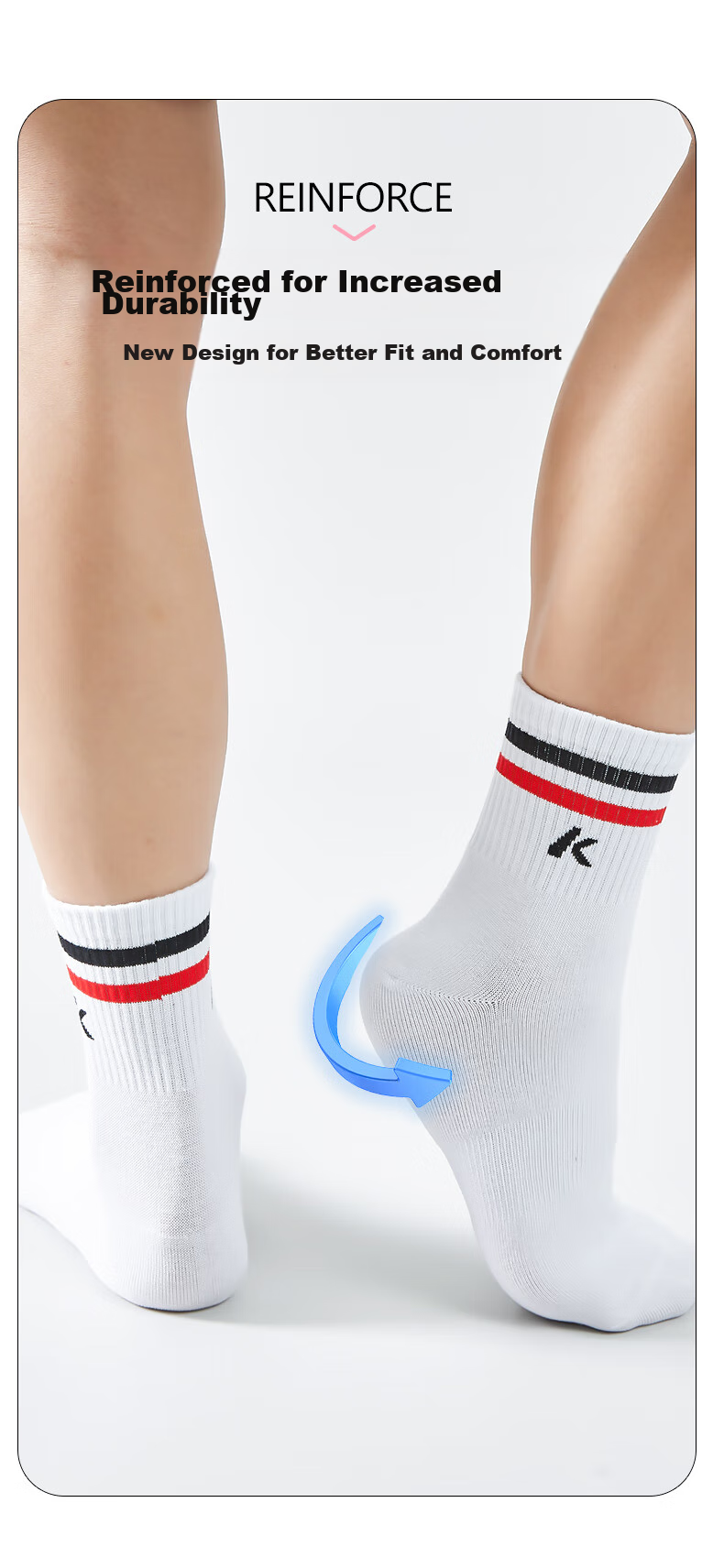 KAWASAKI Badminton Socks, Basketball Socks, Running Sports Short Socks 6330 White White Gray (Three-Pair Pack) One Size Fits All 7