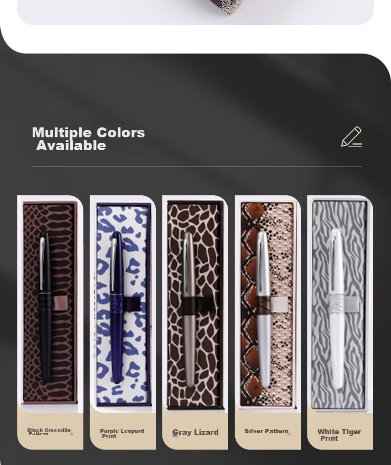PILOT 88G Student Calligraphy Practice Fountain Pen, High-End Gift Box Ink Set, Commercial Office Adult Gift, FPMR2 Black Crocodile Pattern M Nib 13