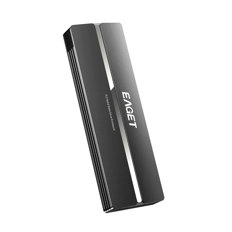 EAGET M.2 NVMe SSD Enclosure, Type-C 3.2 Portable Hard Drive Case, Compatible with Laptops And Apple, External SSD Enclosure, Aluminum Alloy Heat Dissipation, SE310NA