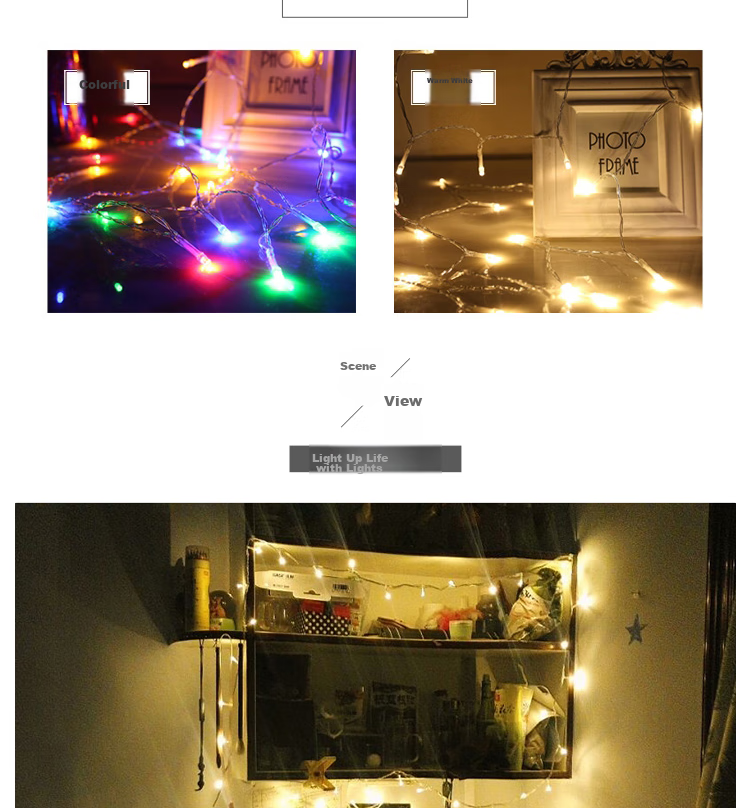 Gongxun Colorful Light, Mood Lighting, Indoor Decorative Light Strip, Star Lights, Birthday Scene Decoration, Outdoor Camping String Lights, LED Lights 4