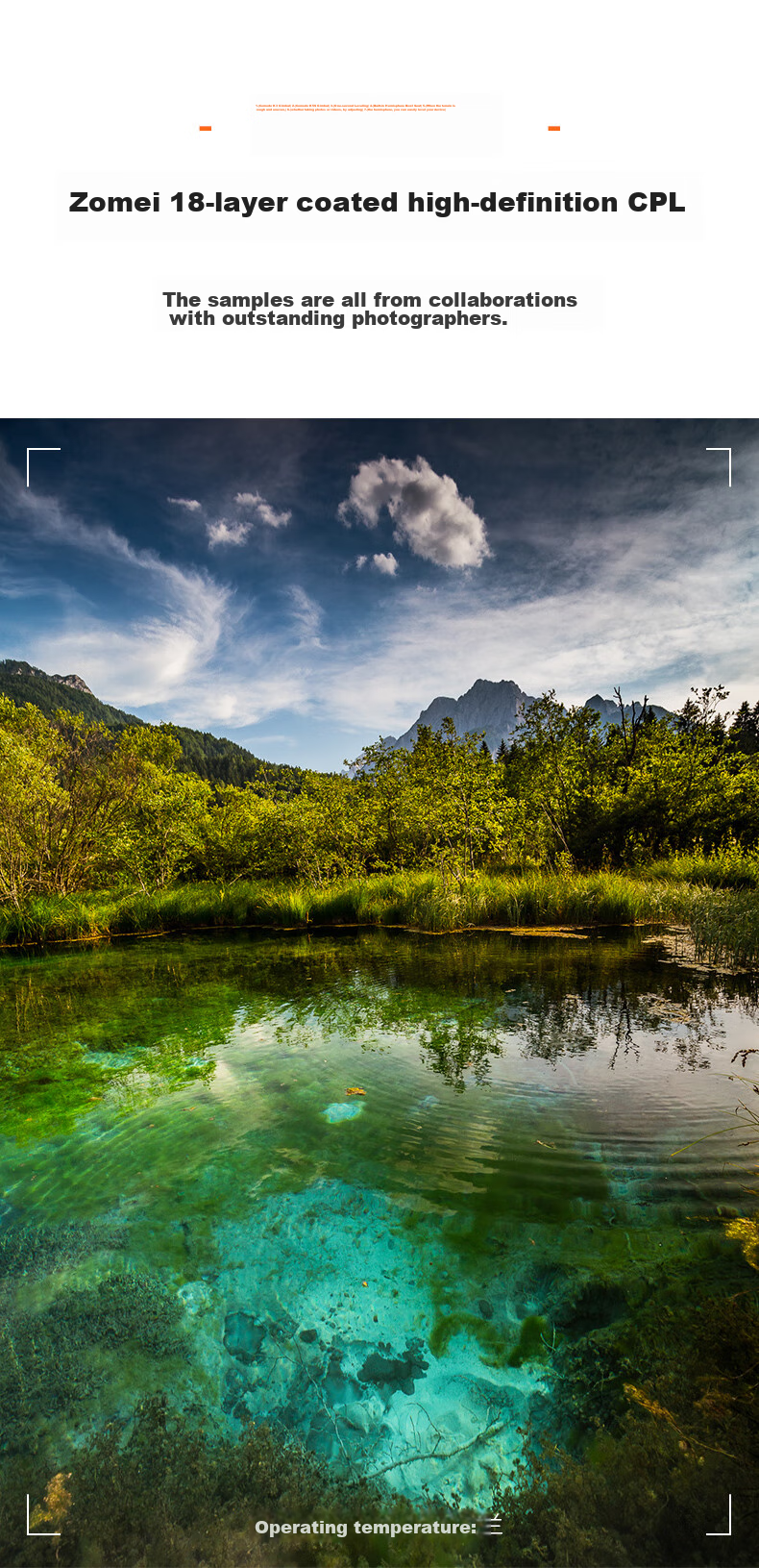 Zhuoer True Color CPL Polarizing Filter, Ultra-Clear Filter Double-Sided Multi-Layer Coating Eliminates Reflections Suitable for Canon Sony Landscape Photography, 49mm CPL Lens 15