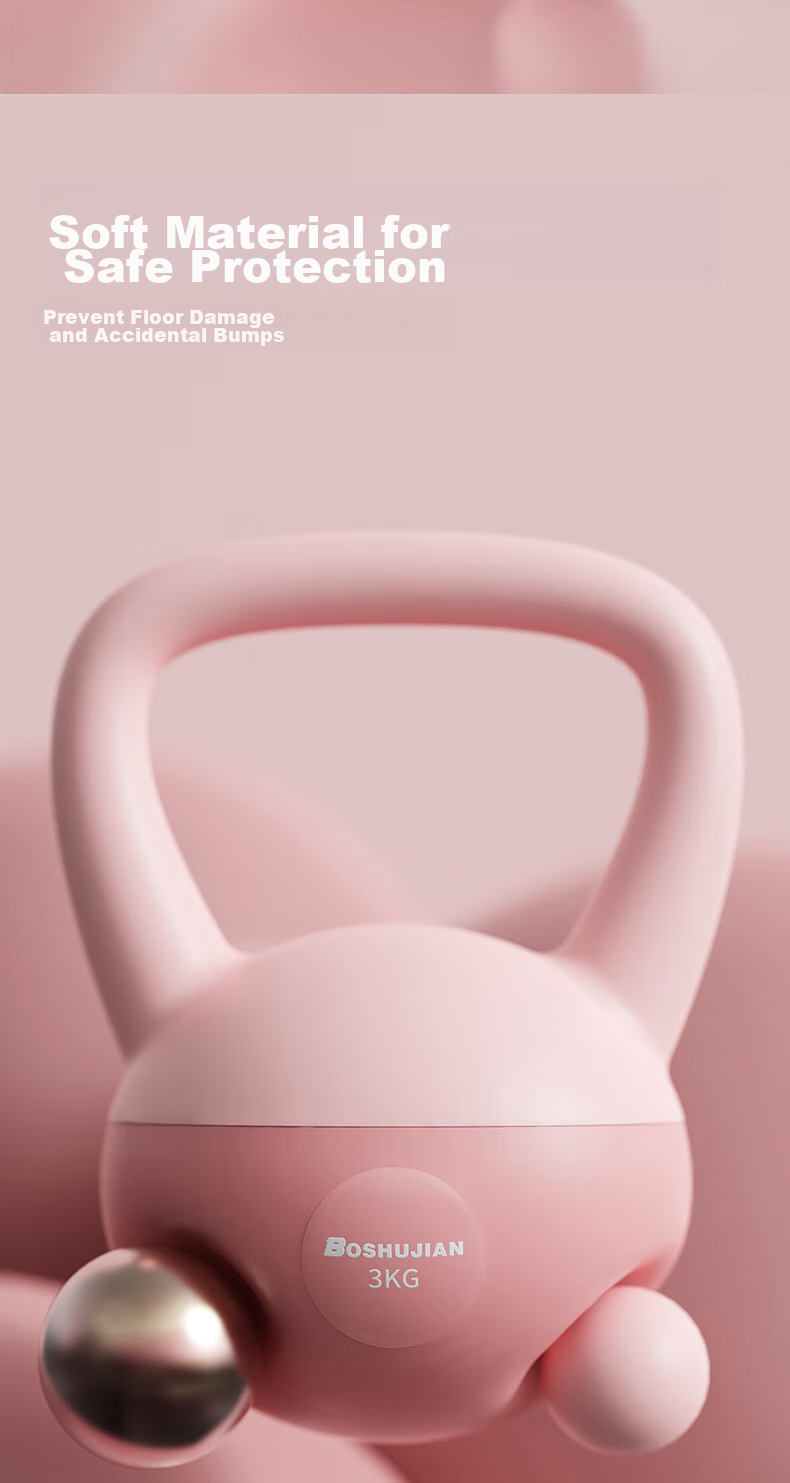 BOSHUJIAN Soft Kettlebell for Men And Women, Home Fitness Kettlebell Dumbbell for Arm Exercises, Squats, Glute Training Equipment 2