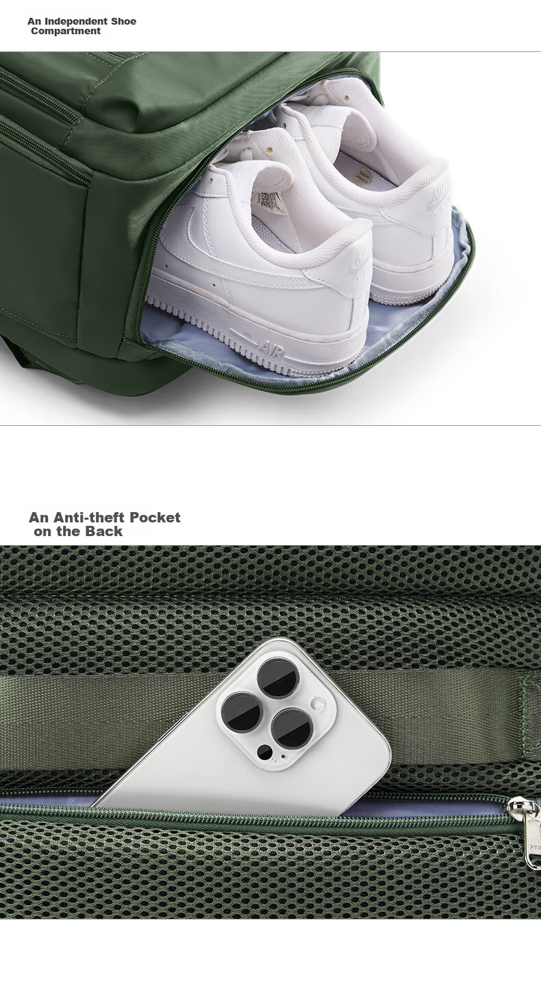 Landcase Travel Backpack, Men's And Women's Backpack, Large Capacity School Bag for Travel And Business Trips, Laptop Bag, 3891 Off-White 7