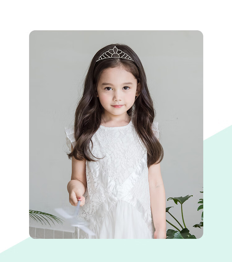 CHIMERA Butterfly Beaded Crown Headband for Children, Girls' Princess Performance Headdress, Hair Accessory, Mid-Autumn Festival Gift for Girls 1