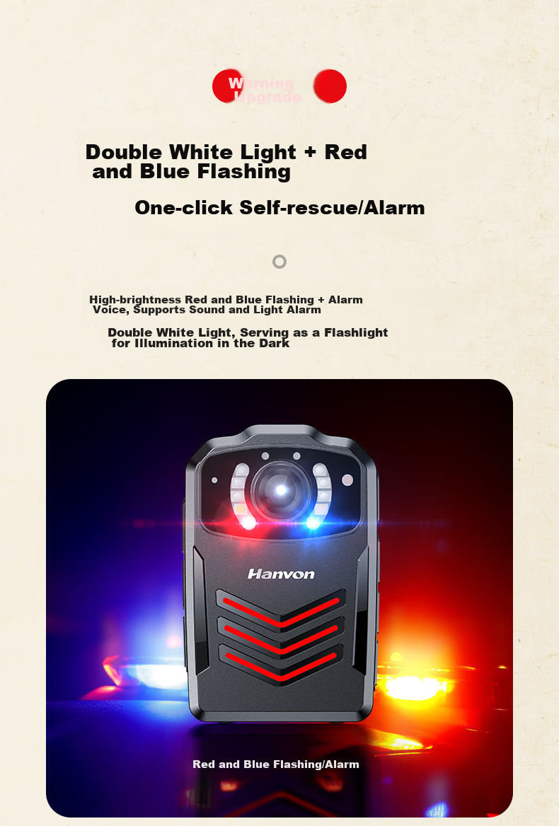 Hanvon Law Enforcement Body Camera, 32GB Professional High-Definition Infrared Night Vision Mini Portable 22-Hour Ultra-Long Video Recorder K2 14