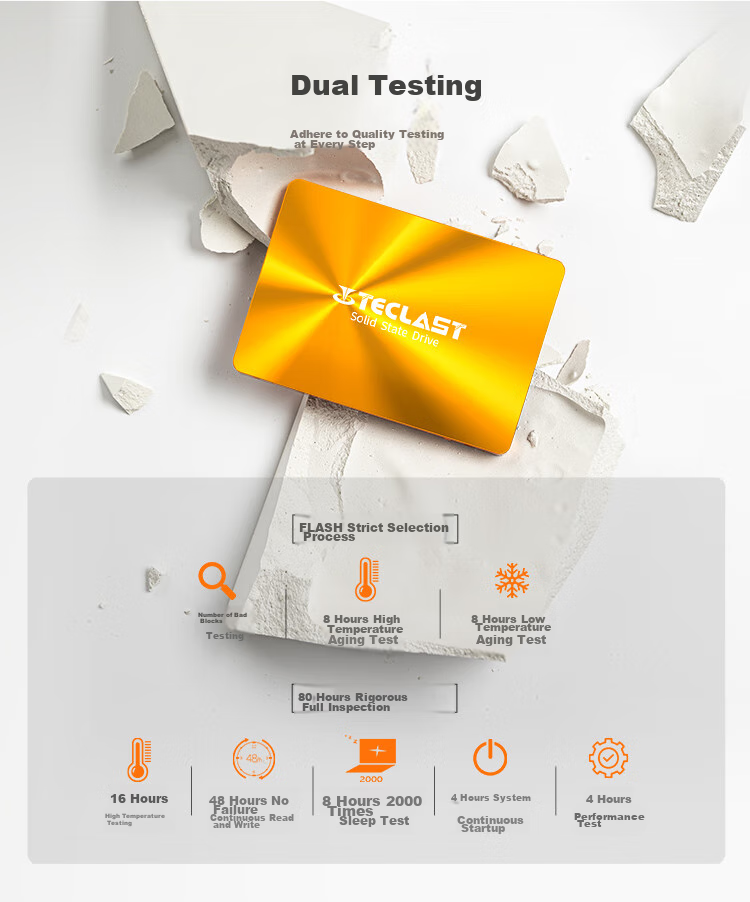 TECLAST 1TB SSD Solid State Drive SATA 3.0 Interface Aurora Series High-Speed Read And Write Upgrade for Computers 4