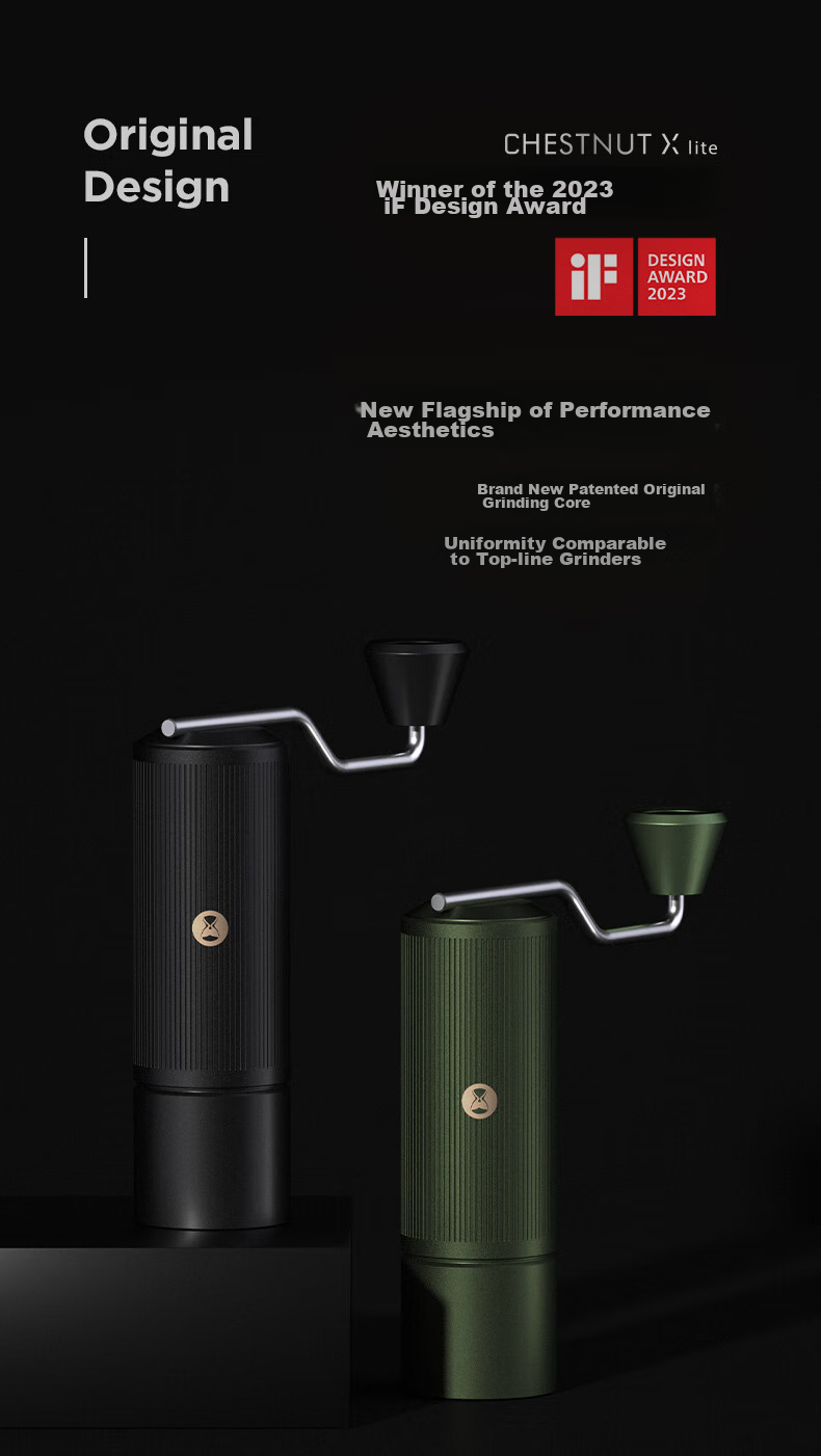 Timemore Xlite Professional Hand-Crank Coffee Grinder, Home Manual Coffee Bean Grinding Machine 2