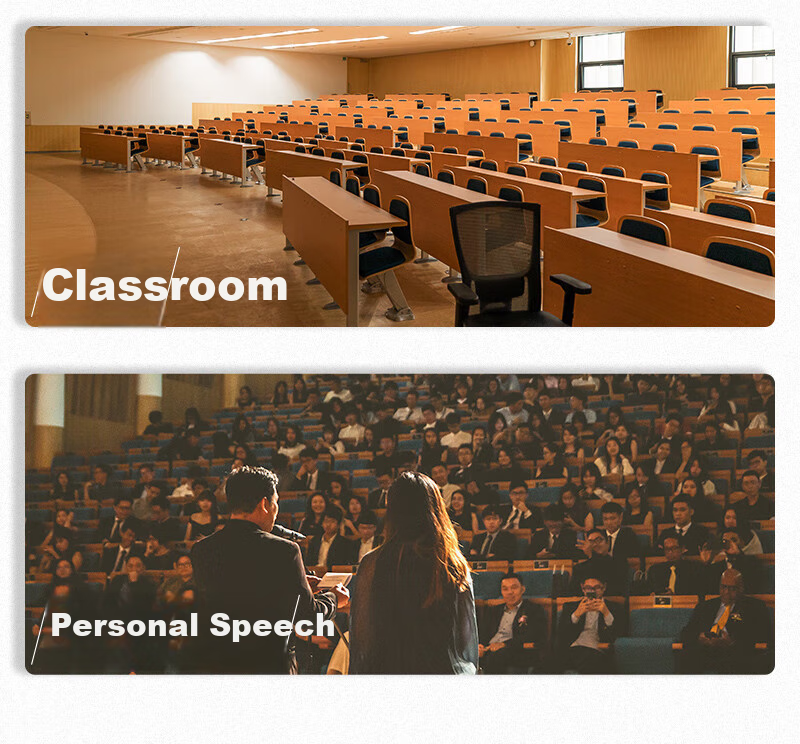 HYUNDAI BK10 Professional Small to Medium-Sized Conference Room Audio System, Wall-Mounted Speakers, Bluetooth Amplifier, Wireless Microphone Combination for Teaching, Training, And Shop Systems Equipment 7