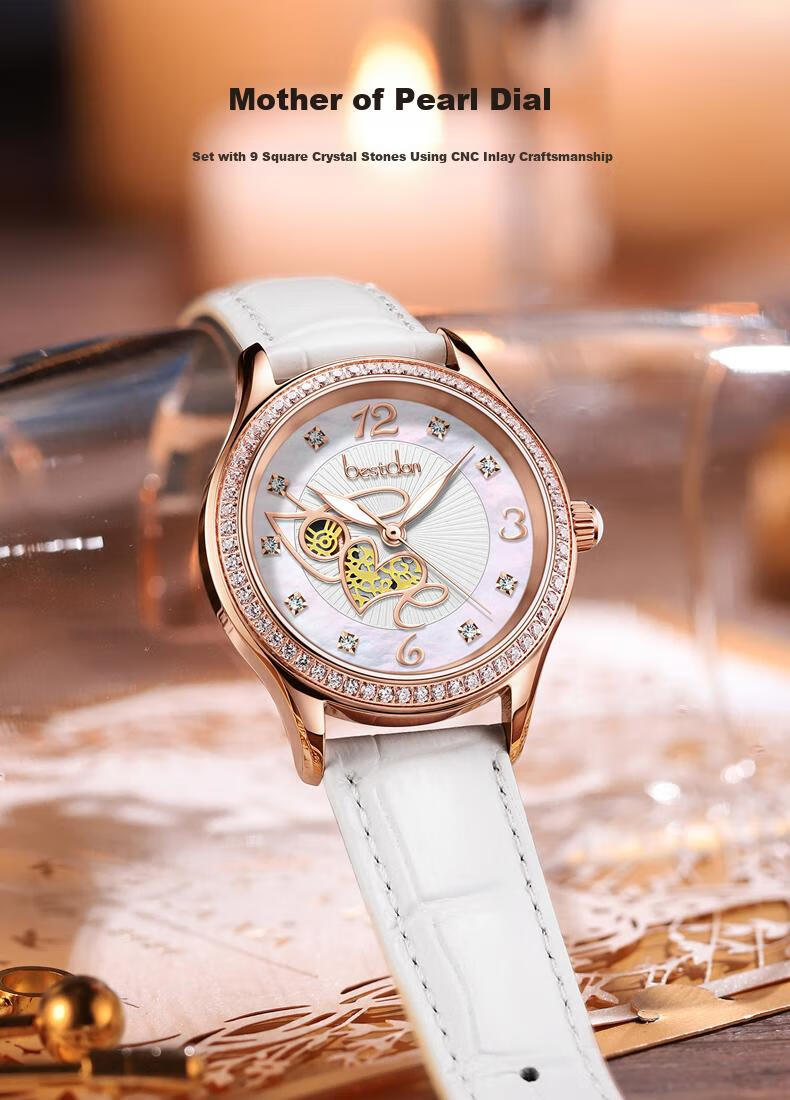 Bestdon Brand Top Ten Women's Watches with Imported Movements, Quartz Wristwatches in Gift Boxes, Birthday Gifts for Wome 6