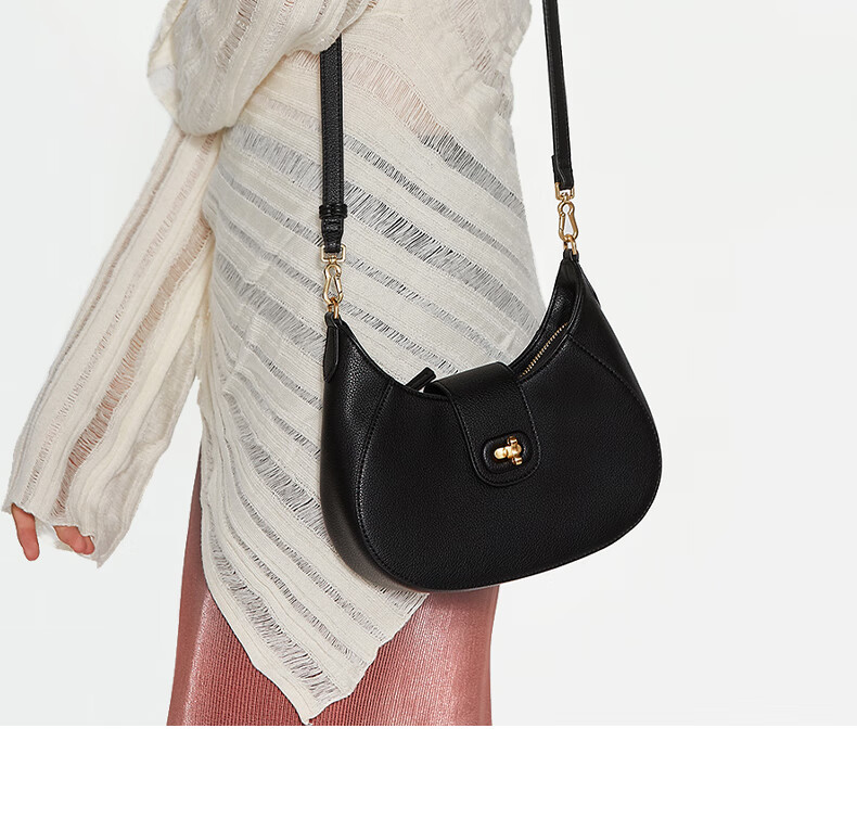 JONBAG New Moon Bag, Single Shoulder Underarm Crossbody Bag, High-End Niche Design, Versatile for Commuting, Perfect Gift for Girlfriend on May 20th 10
