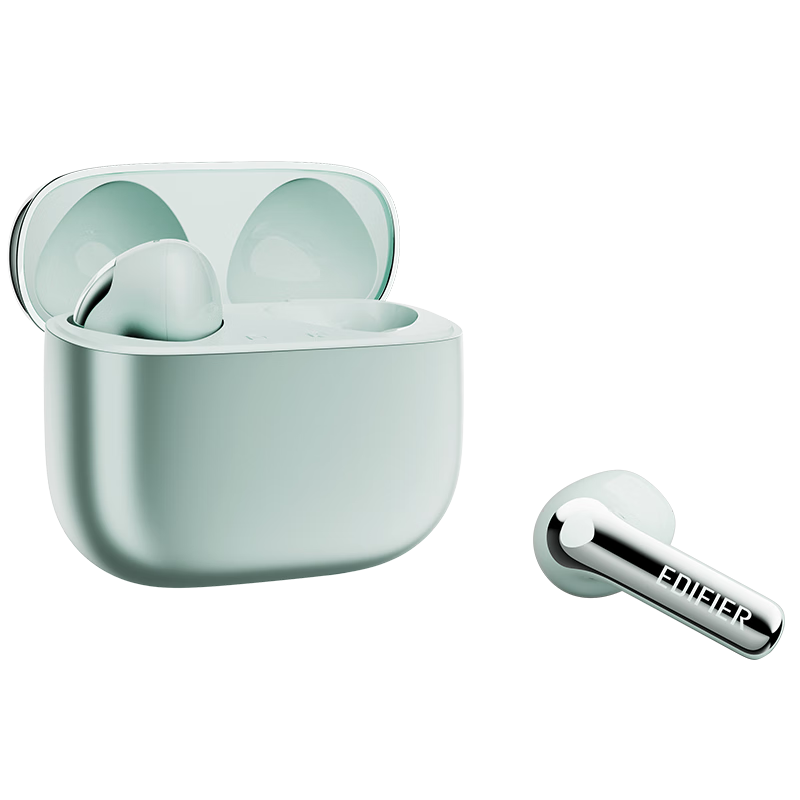 EDIFIER Lolli ANC Semi-In Noise-Cancelling Bluetooth Headphones, Translation Earphones, Translation Device, Compatible with Apple, Huawei, Xiaomi, OPPO Phones, Aurora Green, Graduation Gift