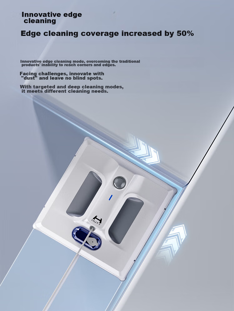 Hete Window Cleaning Robot W10 [2.0 Fully Upgraded Water Wash] Fully Automatic Variable Frequency Glass Cleaner for High-Rise Exterior Windows, Home Use Glass Cleaning Tool, Window Cleaning Device for Large Apartments with Edge Cleaning Functio 17