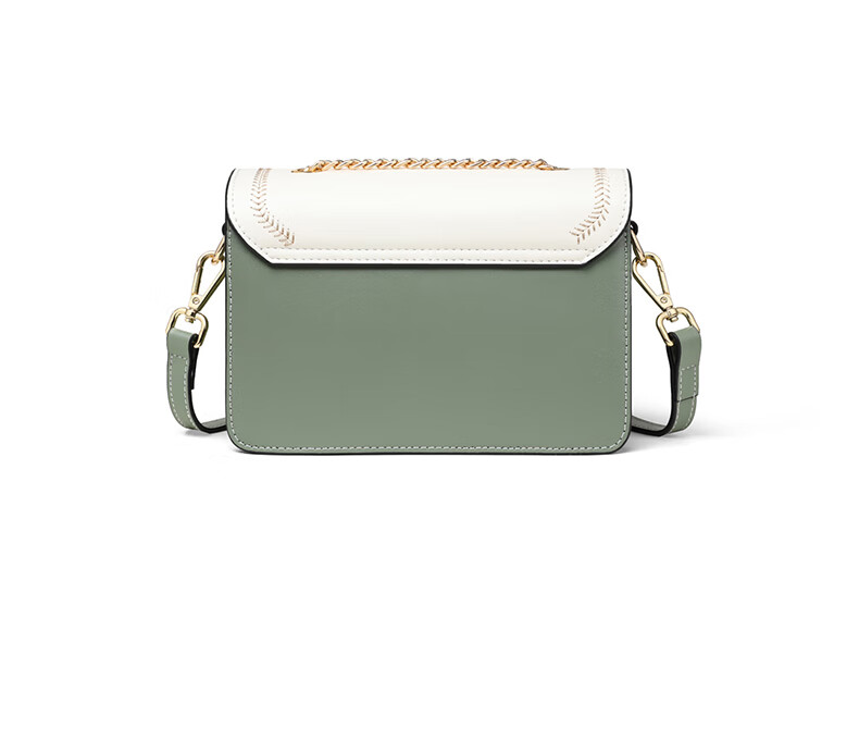 C.BANNER Leather Handbag, Women's Crossbody Bag, Shoulder Bag, Small Square Purse, Practical High-End Light Luxury Birthday Gift for Girlfriend on May 20 11