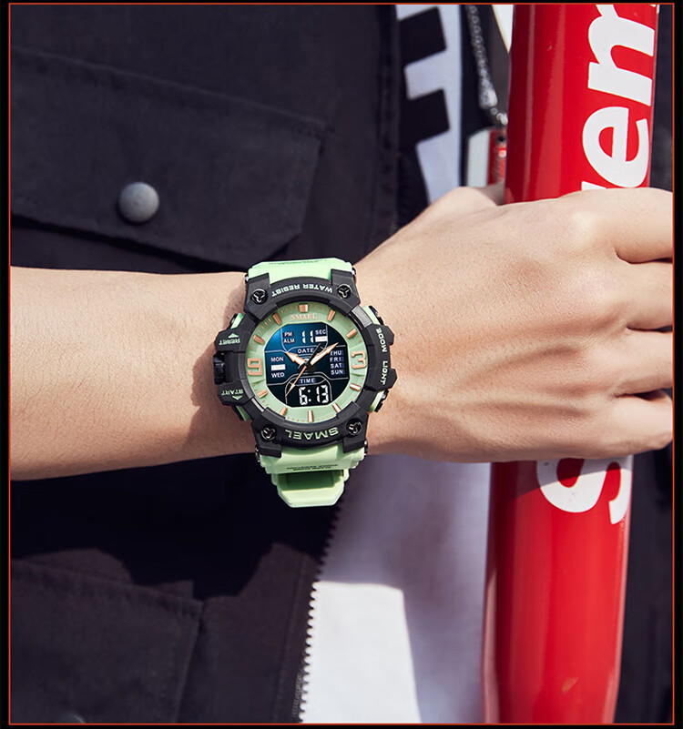 LOUIE JUELEN Men's Multifunctional Sports Watch with Alarm, Luminous Display And Water Resistance for Middle School, High School Students And Teenagers 17