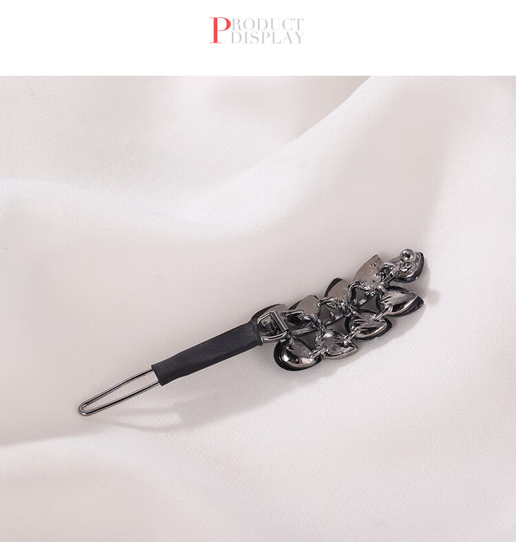 CHIMERA Leaf-Shaped Hair Clip, Duck-Bill Clip, Korean-Style Barrette, Bangs Clip, Hair Accessory, Women's Birthday Gift 25