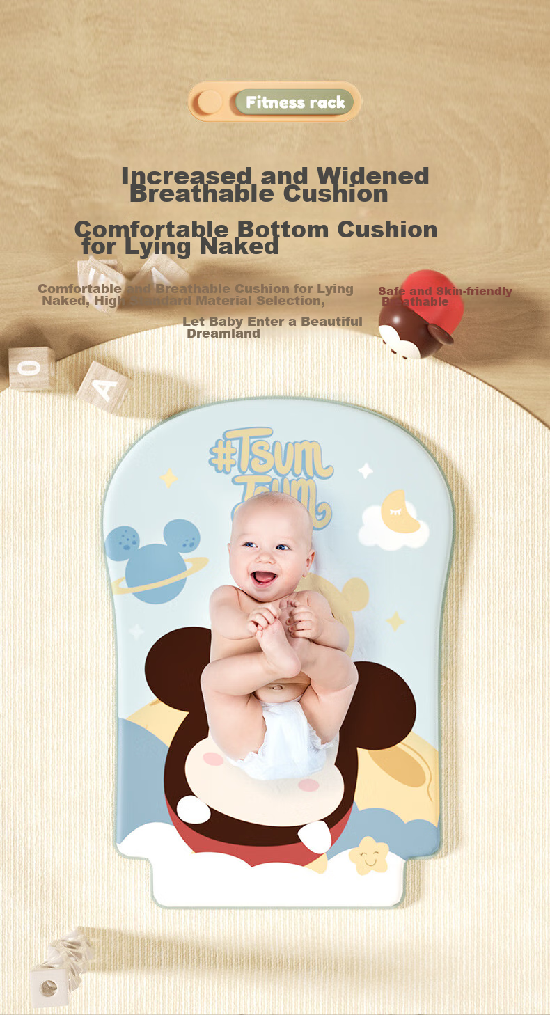 Disney Newborn Multifunctional Play Gym with Foot Piano Stroller 5-in-1 Baby Full Moon Gift First Birthday Present 9