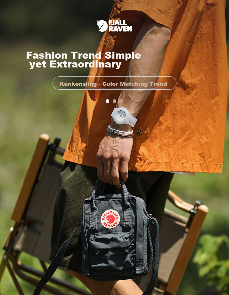 Fjällräven Sling Bag Men Women Shoulder Bag 23797-501 Sky Blue 2.5L Goddess Festival 1