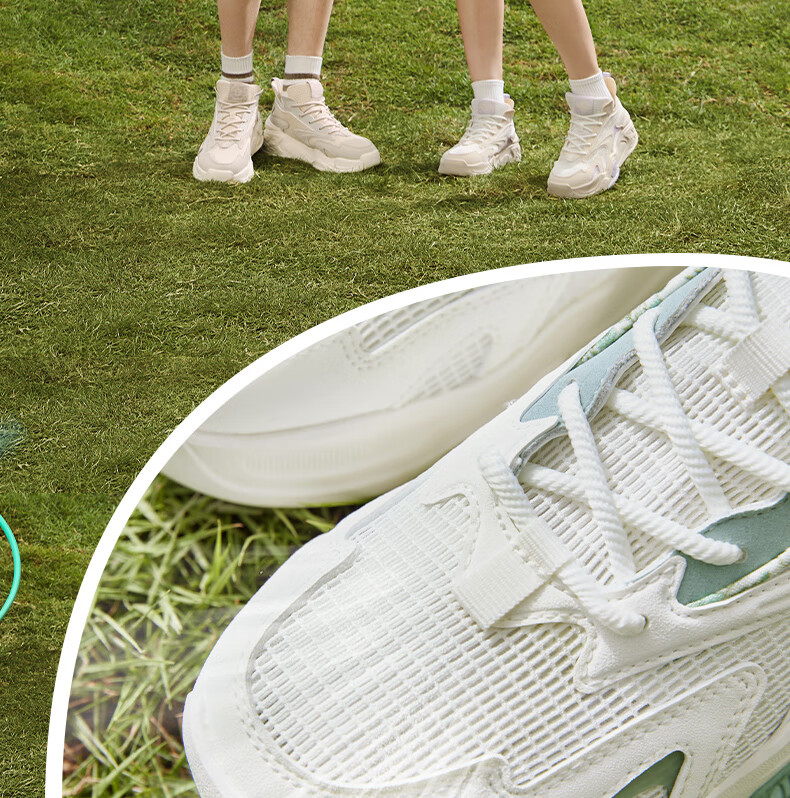 361° Women's Sports Shoes, Jincheng Spring And Summer Mesh Breathable Thick-Soled Heightening Casual Sneakers, Women's 682416601-2 5