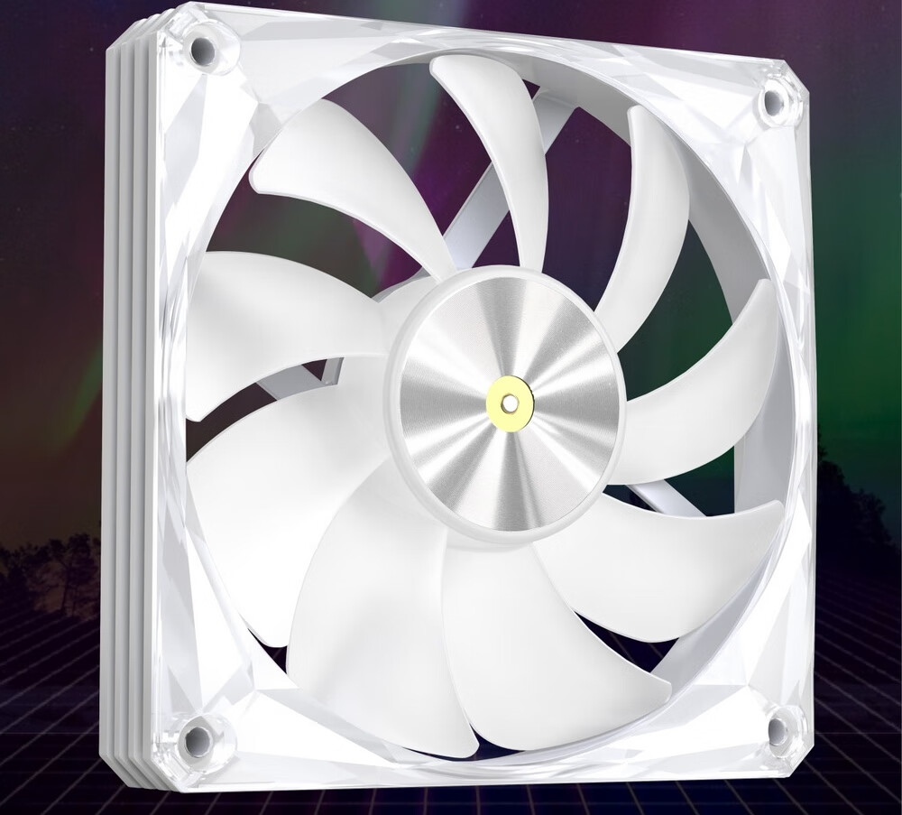 Yingchi Starry Sky Building Block Fan 12CM Case Fan Single Pack Black Forward (Real Building Block Fan/ARGB/PWM/High Air Pressure/Large Air Volume) 4
