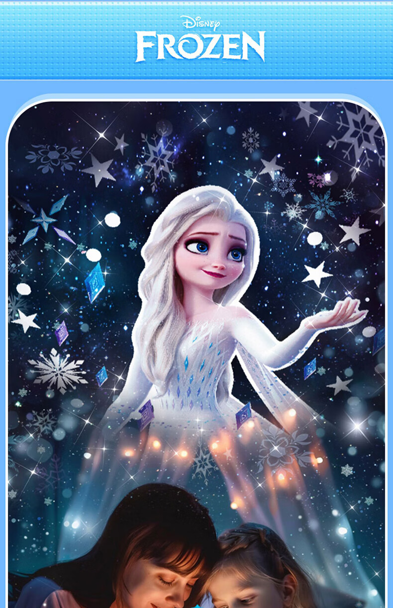 Disney Elsa Princess Starry Sky Projection Lamp Children's Toy Girl's Birthday Gift for Ages 7-14 Music Box Elsa 12 7