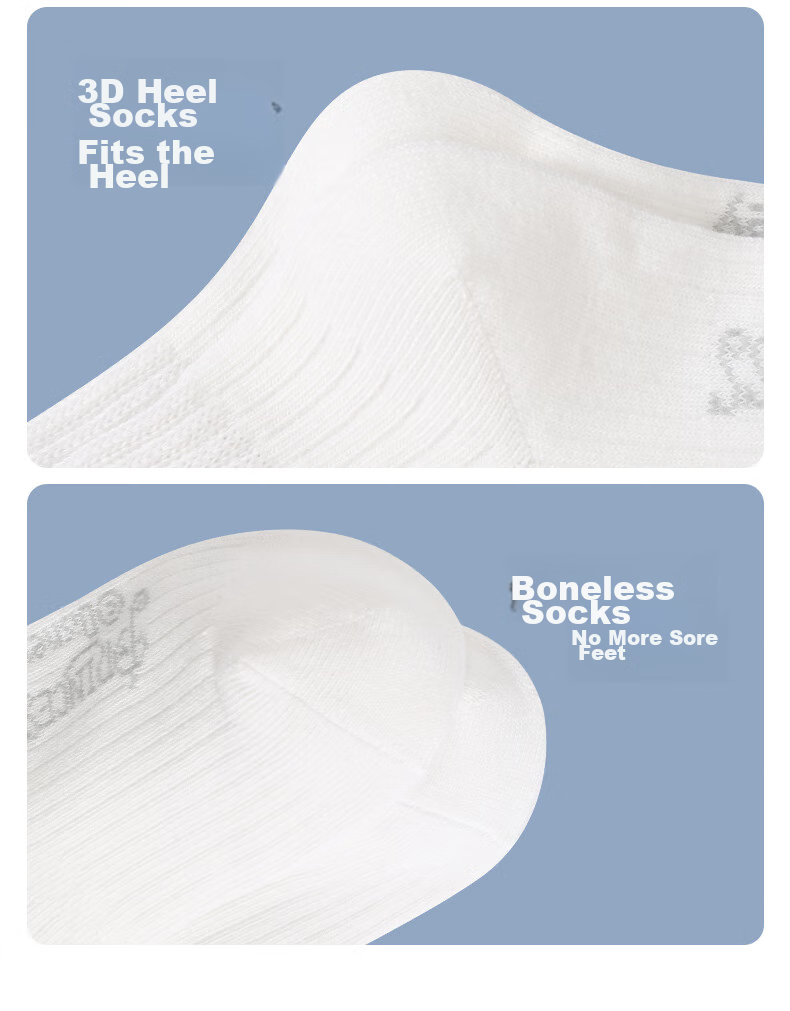 Disney Children's Socks, Student White Socks, Campus Summer Thin Cotton Socks, Boys And Girls White Sports Socks 13